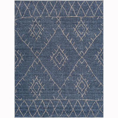 Mark & Day East Holman 7'10"x10' Rectangle Woven Indoor Area Rugs Denim