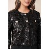 Women's Sequin Tweed Jacket - CHOKLATE PARIS - 4 of 4