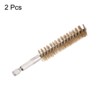 Unique Bargains Sturdy Wear-resistant 1/4" Hex Shank Handle Cleaning Brass Bore Brush - 3 of 4