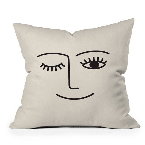 Oof smile Throw Pillow for Sale by mickleo