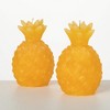5"H Vance Kitira Yellow Pineapple Candle - Set of 2, Yellow - 4 of 4
