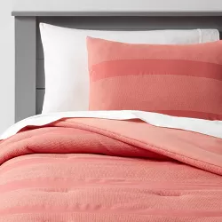 Waffle Striped Comforter Set - Pillowfort™