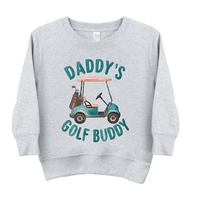 The Juniper Shop Daddy's Golf Buddy Toddler Graphic Sweatshirt