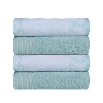 Lavish Home 8 Piece 100% Cotton Plush Bath Towel Set - Blue, 1 unit - City  Market