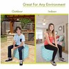 Majestic Home Goods,Cube Pouf Chevron - 3 of 4