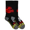 Jurassic Park Mens' Dinosaur Amusement Island-Inspired Adult Crew Socks 3 Pair Multicoloured - image 2 of 4