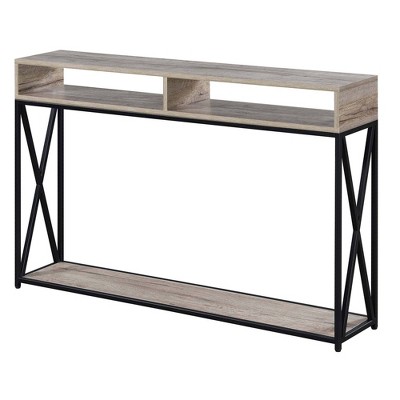 Tucson Deluxe 2 Tier Console Table Sandstone - Breighton Home