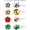Christmas Bow Stud Earrings for Women, Festive Holiday Jewelry Set. - 2 of 4