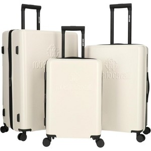 ROBERTO CAVALLI Luxury 3 Piece Luggage Set, Expandable Hard Shell Suitcases with 8 Spinner Wheels, TSA Lock Large Suitcase Set for Men and Woman - 1 of 4