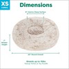 FurHaven Calming Cuddler Long Fur Donut Dog Bed - 2 of 4