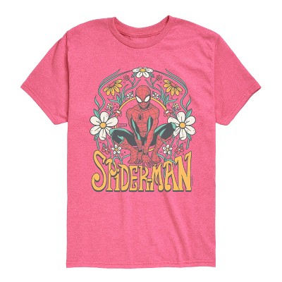 Boys' - Marvel - Spider-man Florals Short Sleeve Graphic T-Shirt