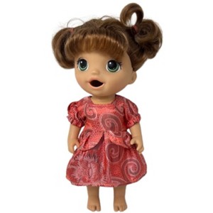 Doll Clothes Superstore Mango Princess Dress Fits 12 Inch Baby Alive And Little Baby Dolls - 1 of 4