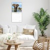 2026 Square Wall Calendar, Elephants, 16-Month Animals Theme with 180 Reminder Stickers (12x12 In) - 2 of 4