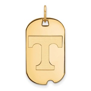 Black Bow Jewelry 14k Yellow Gold Plated Sterling Silver Tennessee Volunteers NCAA Pendant - 1 of 3