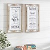 Farmhouse Wood Sign Wall Decor: Olivia & May, Vertical Panels for Kitchen & Utility Room - 2 of 4