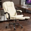 NicBex Adjustable Office Chair Modern PU Leather Massage Computer Chair with Arms, Retractable Footrest and Heating Function for Office, Study - 3 of 4