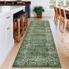Modern Machine Washable Area Rugs Floral Printed Floor Carpet Non Slip Backing Stain Resistant Indoor Soft Mat - 3 of 4