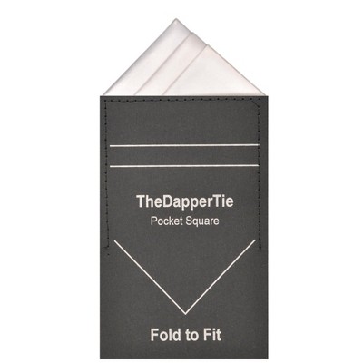 TheDapperTie - Men's Trifecta Triangle Pre Folded Pocket Square
