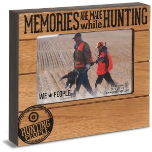 Pavilion Gift Company - Hunting People - 6.75" x 7.5" Frame (Holds 4" x 6" Photo) - Single Image Frames - 1 of 4