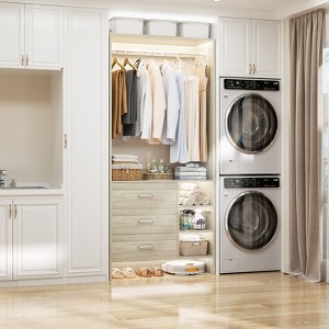 Besiost 30'' Closet Organizer with Wooden Drawers - 1 of 4