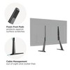 Compaq TV Tabletop Stand for 32"-70" Screens, Adjustable Tilt, Heavy-Duty Base, 110lbs Capacity, Universal VESA Compatibility - 4 of 4