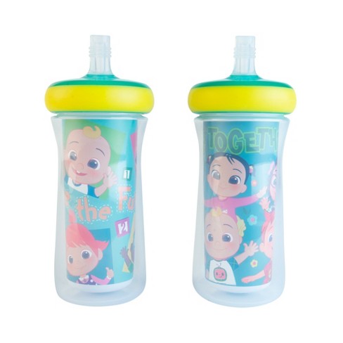 The First Years 9oz Insulated Cocomelon Portable Straw Cup - 2pk : Target