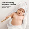 Luxe Baby Hooded Towel, Organic Baby Bath Towel, Hooded Baby Towels, Baby Beach Towel for Newborn, Kids - 3 of 4