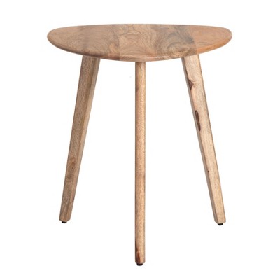MH London Wandsworth  20" Solid Wood End Table Triangle Top