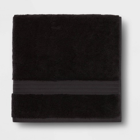 Total Fresh Antimicrobial Bath Towel Black - Threshold™ : Target