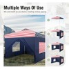 Captiva Designs 10’x10’ Pop-Up Canopy Tent with Sidewalls – Easy Setup, Waterproof, and Ventilated for Outdoor Events and Parties - 2 of 4