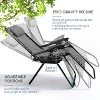 Nestl Zero Gravity Chairs Set of 2, Reclining Camping Chair, Folding Outdoor Chair with Pillow & Cup Holder Tray - 2 of 4