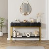 Console Table with 3 Drawers - 2 of 4