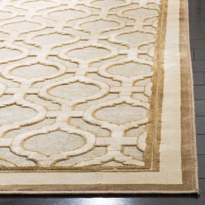 Hand-Tufted Shortbread Wool & Viscose 5'3" x 7'6" Rectangular Area Rug
