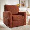 XINGHANZHENXUAN Accent 360 Degree Swivel Chair,  Arm Chair with Side Pockets for Living Room, Bedroom, Office, Hotel - 4 of 4