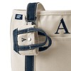 Lands' End Pre-Monogrammed Letter Micro Canvas Tote - 3 of 3