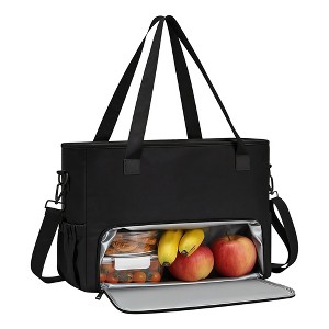 COZONY Work Tote Bag for Women with Insulated Lunch Compartment, Premium Polyester Bag for Teachers, Nurses, Business, Travel & Everyday Use - 1 of 4