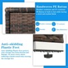 Karl Home 60 Gal Brown Wicker Storage Deck Box - 4 of 4