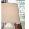 Signature Design by Ashley Willport Contemporary 27" Ceramic Table Lamp, Set of 2, Off White - 3 of 4