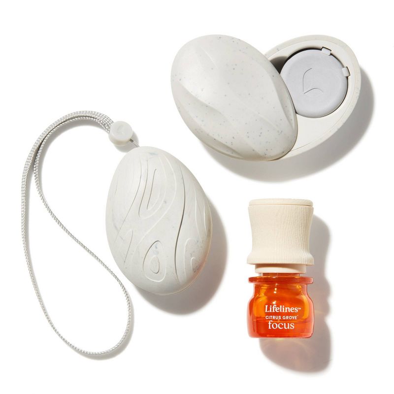 2pk Grounding Stones - Tactile Collection plus Essential Oil Blend - Lifelines, 1 of 13