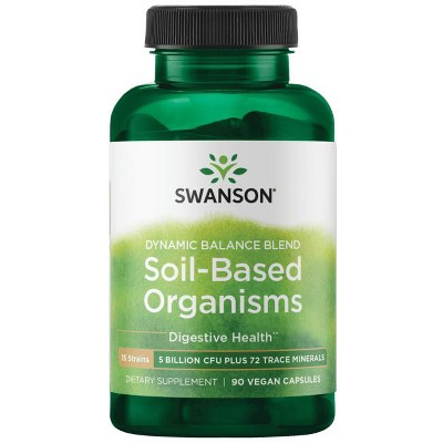 Swanson Dynamic Balanced Blend Soil-Based Organisms 5 Billion Cfu 90 Veg Capsules.