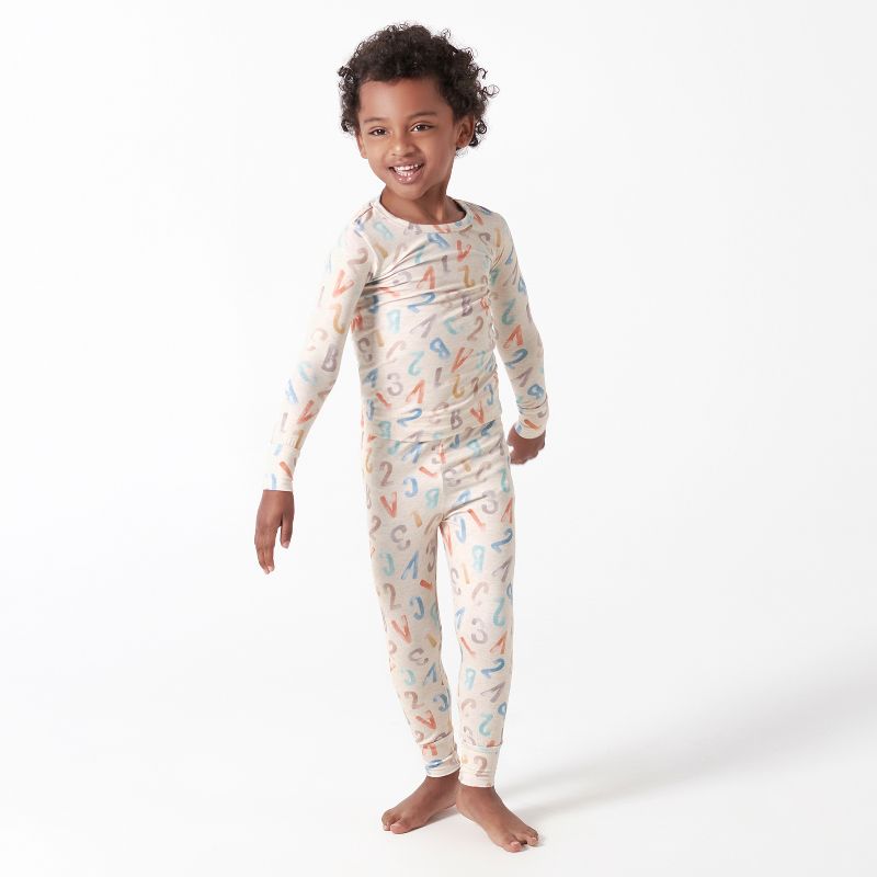Gerber Infant & Toddler Neutral Buttery Soft Snug Fit Pajama Set, 2-Piece, 2 of 10