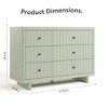 Storkcraft Kyoto 6-Drawer Double Dresser - 4 of 4