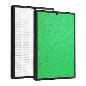 Nispira 3-in-1 True HEPA Filter Replacement Compatible with Airthereal Pure Morning APH260 Air Purifier. 2 Packs - 1 of 4