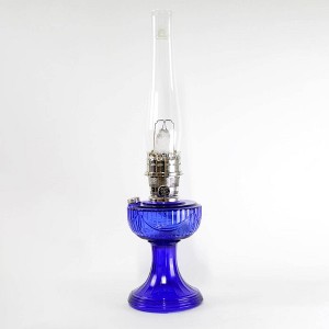 Aladdin Lincoln Drape Oil Lamp - Traditional Classic Indoor Oil or Kerosene Fuel Lamp, Bright White Light, Glass with Nickel Trim - 1 of 1
