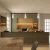Kira Minimalist One-Light Pendant - Modern Steel Design for Kitchen or Living Area - 3 of 4