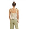 Women's Floral Print Cotton Peplum Top - In February - 2 of 4