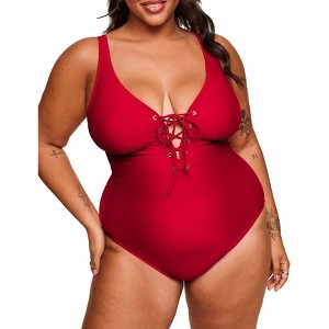 Adore Me Women's Evangeline One Piece Swimwear - 1 of 4