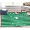 Well Woven Soccer Field Playmat Apollo Kids Collection Green Area Rug - image 2 of 4