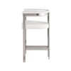 Meridian Furniture,Marcello Cream Vegan Leather Counter Stool, Set of 2 - 4 of 4