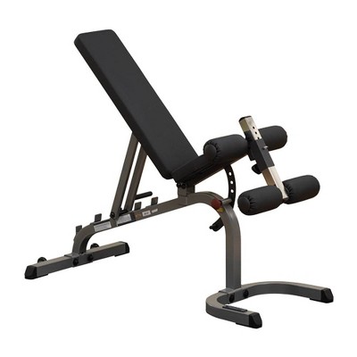 afdeling Verheugen Machtigen Body Solid Fitness Adjustable Flat Incline Decline Core Legs Workout Bench  Press : Target